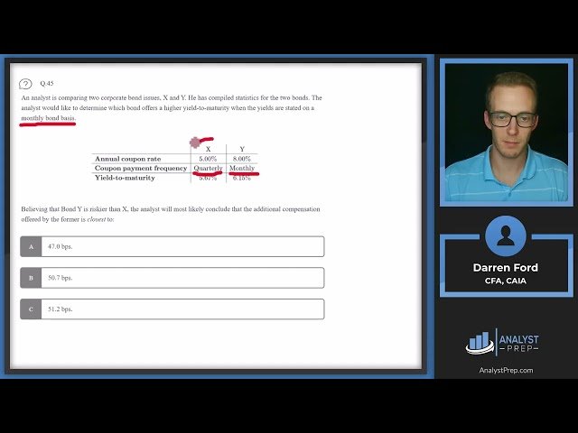 CFA Level I Mock Exam 5B - Questions 41-50