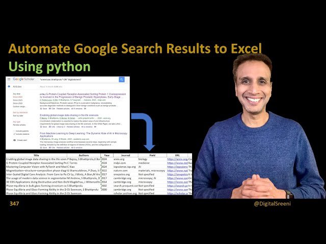 Automate Google Search Results to Excel Using Python