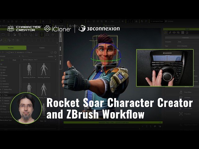 How the 3DConnexion SpaceMouse Can Boost Your Workflow in Character Creator and ZBrush