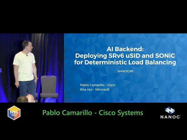 AI Backend - Deploying SRv6 uSID and SONiC for Deterministic Load Balancing