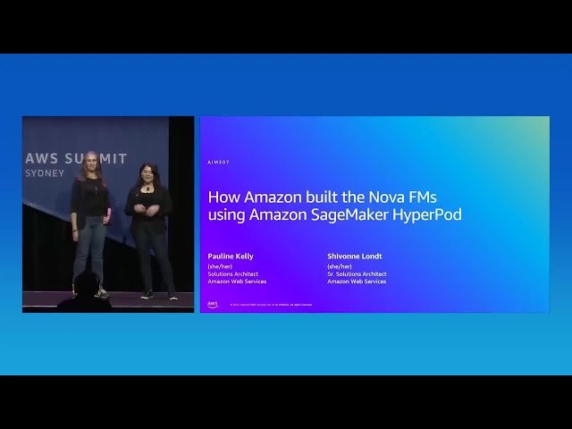 How Amazon Built Nova FMs Using Amazon SageMaker