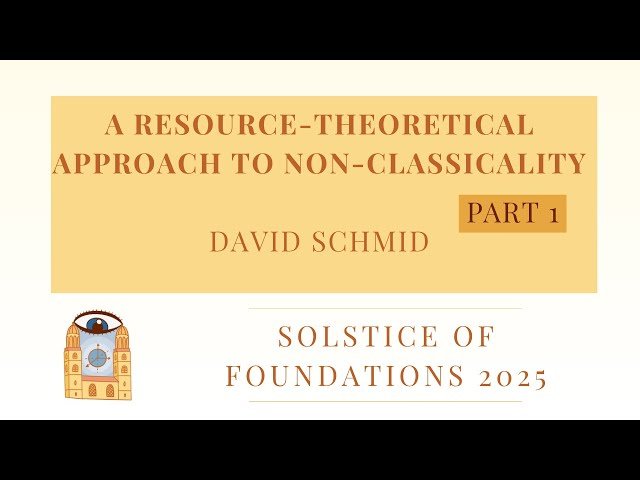 A Resource-Theory Approach to Non-Classicality - Part 1