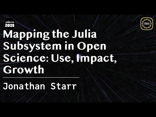 Mapping the Julia Subsystem in Open Science - Use, Impact, Growth