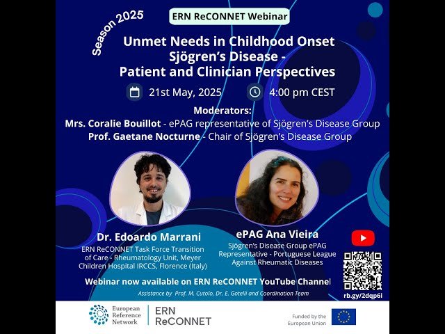 Unmet Needs in Childhood-Onset Sjögren's Disease - Patient and Clinician Perspectives