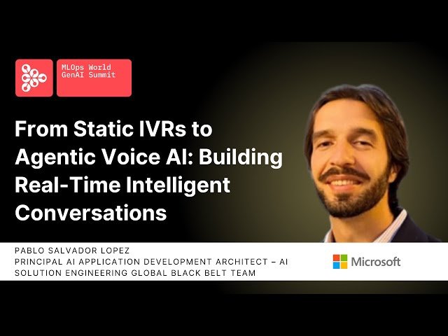 Static IVRs to Agentic Voice AI - Building Real-Time Intelligent Conversations