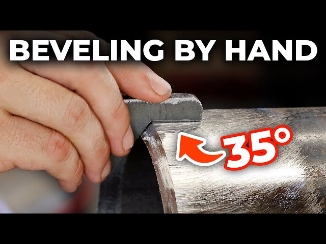 The Fastest Way to Bevel Pipe by Hand
