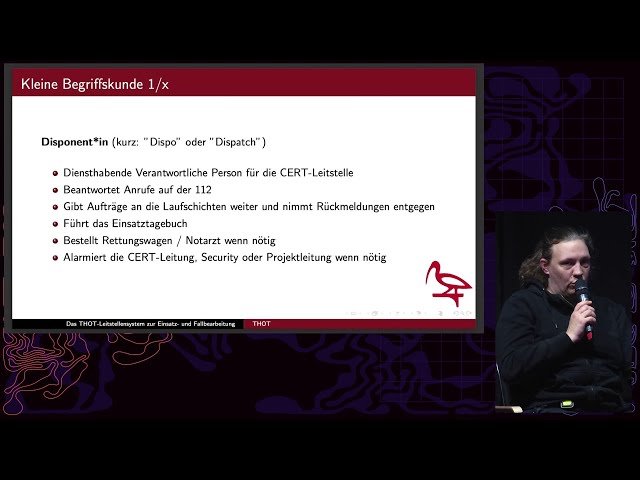 Datenverarbeitung im CERT - Ein Einblick in das Trouble Handling Operations Terminal