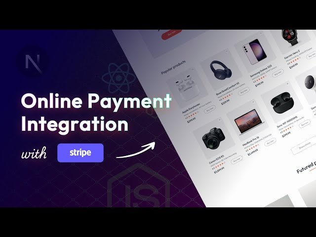 How to Add Stripe in Full Stack Project - Integrate Stripe Online Payment in Ecommerce App