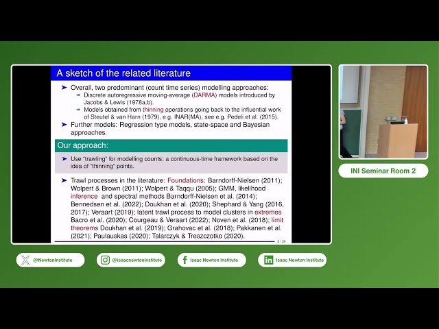 Prof. Almut Veraart | Nonparametric estimation of trawl processes: Theory and Applications
