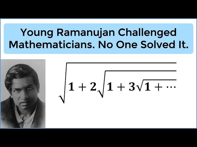 Ramanujan's Radical Brain Teaser