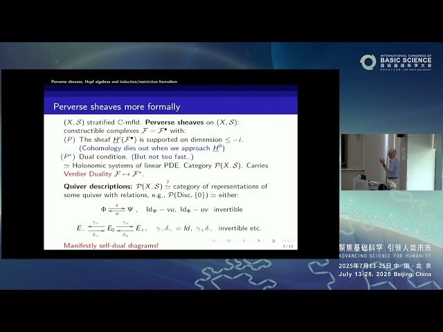 Perverse Sheaves, Hopf Algebras and Induction/Restriction Formalism