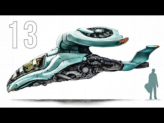 Modeling a Sci-fi Gyrocopter - Part 13