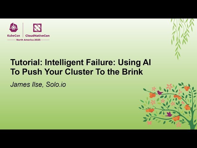 Intelligent Failure - Using AI To Push Your Cluster To the Brink