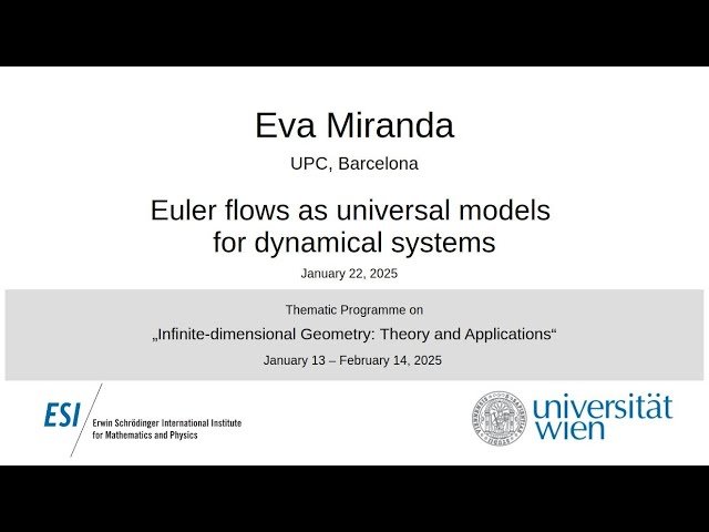 Euler Flows as Universal Models for Dynamical Systems