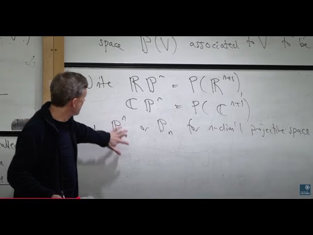 Algebraic Curves - Introduction to Projective Geometry - Lecture 1