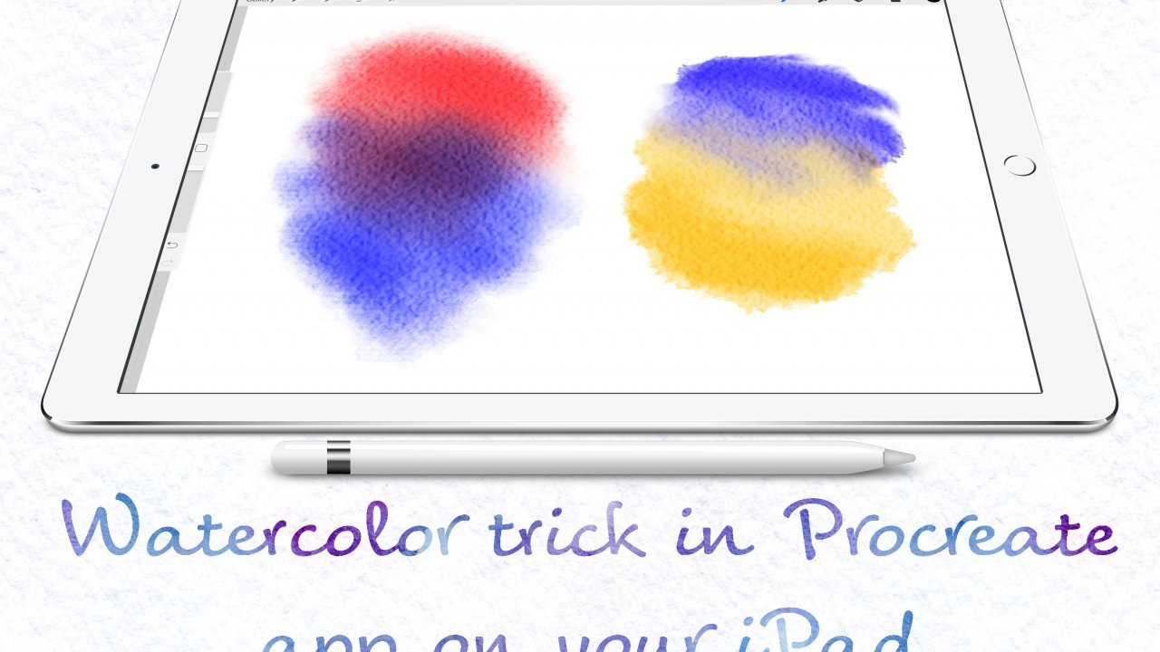 Online Course: Watercolor trick in Procreate app on your iPad from ...