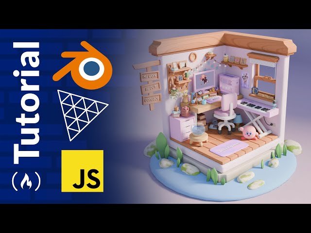 Create a Cute Room Portfolio with Blender, Three.js, JavaScript - Beginner Course