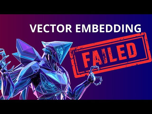 Vector Embeddings - NEW Geometric Limit Discovered
