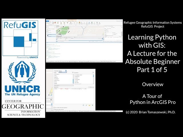 Learning Python with GIS - A Lecture for the Absolute Beginner