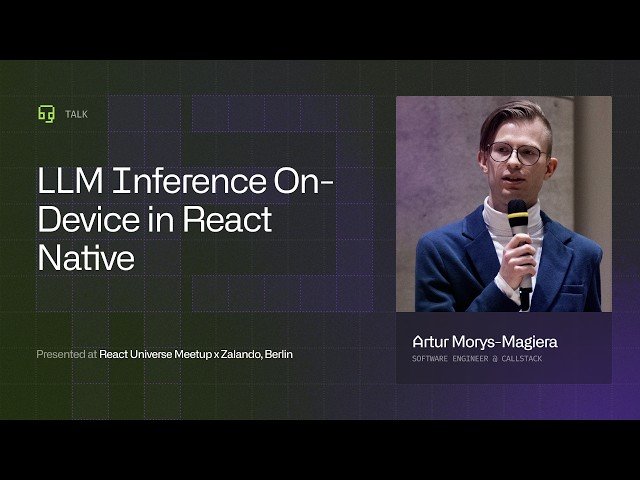 LLM Inference On-Device in React Native - The Practical Aspects