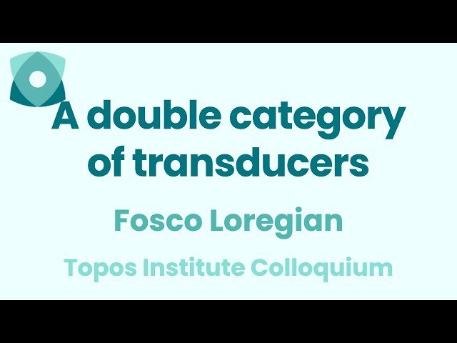 A Double Category of Transducers
