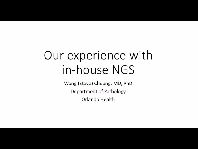 Experience with In-House NGS for Solid Tumor Testing