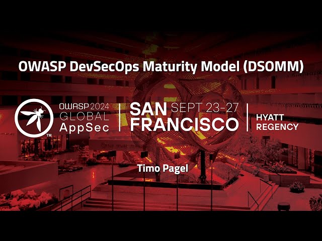 Achieving an Application Security Program with DSOMM