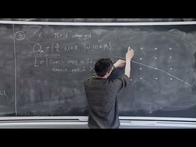 The Szemeredi-Trotter Theorem - Lecture 8