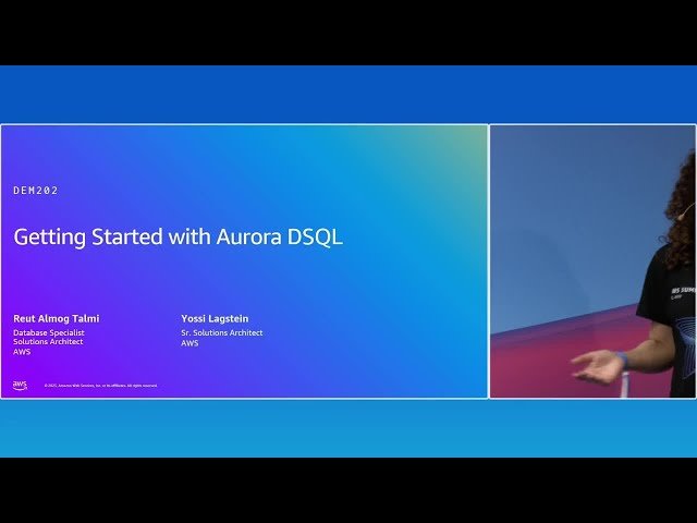 Getting Started with Amazon Aurora DSQL