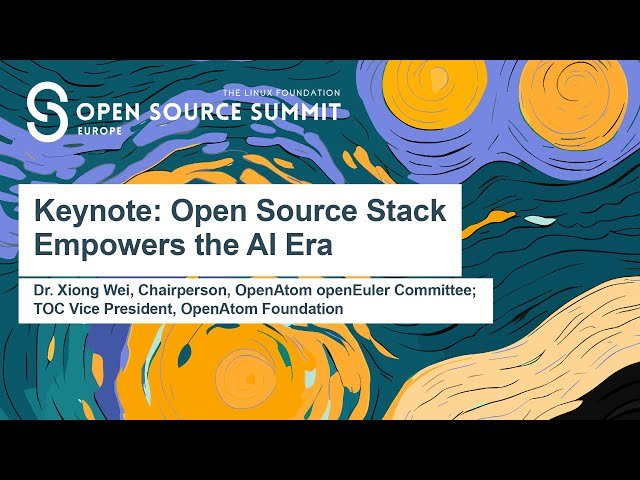 Open Source Stack Empowers the AI Era