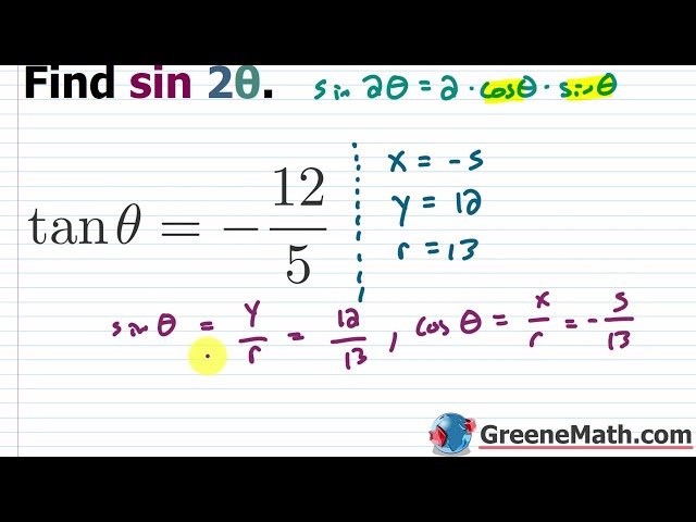 Double Angle, Product-to-Sum, and Sum-to-Product Trigonometric Identities - Practice Solutions