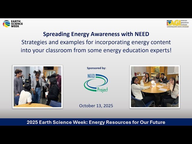 Spreading Energy Awareness with NEED - Incorporating Energy Content into Your Classroom