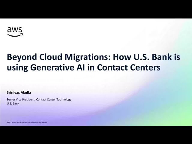 US Bank Leverages GenAI to Improve Agent Productivity in Contact Centers