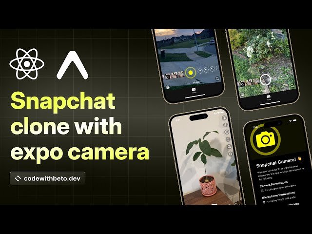 Building a Snapchat Clone with Expo Camera - React Native Tutorial