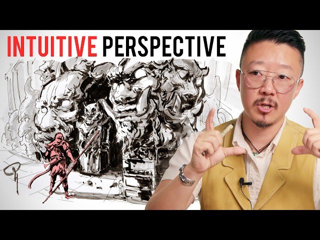 Drawing 5-Point Perspective Without a Grid