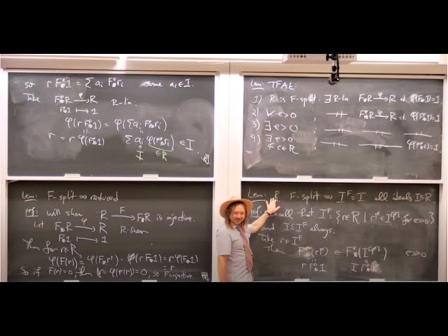 Characteristic p Methods in Commutative Algebra - Talk 3