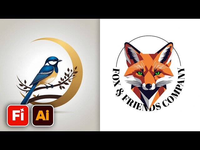 From AI Logo Idea to Vector Logo - Complete Adobe Firefly and Illustrator Workflow