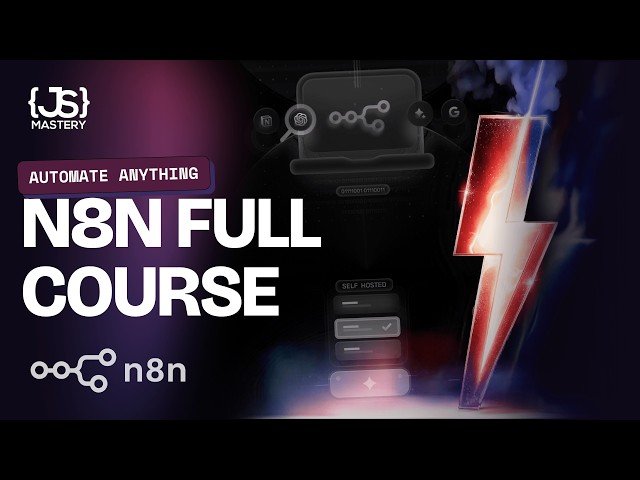 Build AI Agents with n8n - Complete Beginner's Automation Course 2025