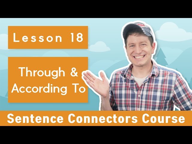 Korean Sentence Connectors - Through and According To - Lesson 18