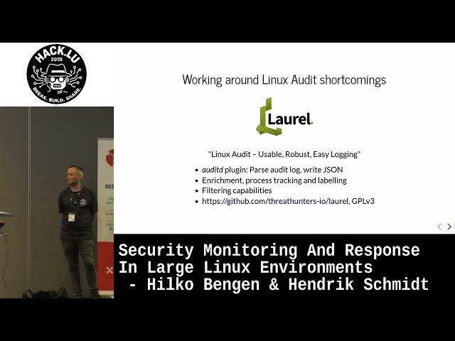 Security Monitoring and Response in Large Linux Environments