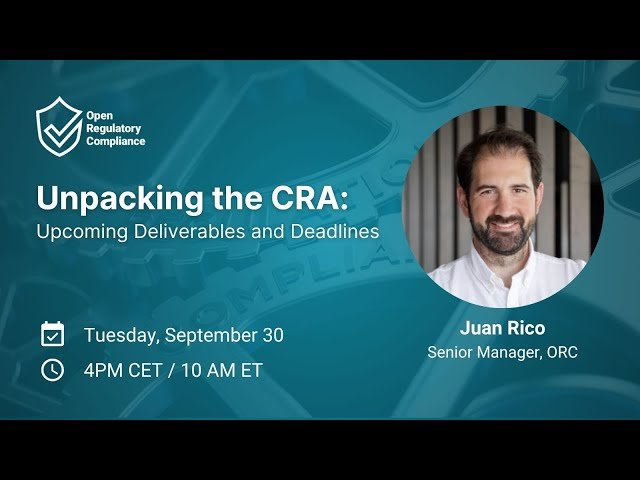 Unpacking the CRA - Upcoming Deliverables and Deadlines