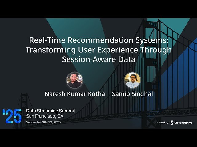 Real-Time Recommendation Systems - Transforming User Experience Through Session-Aware Data