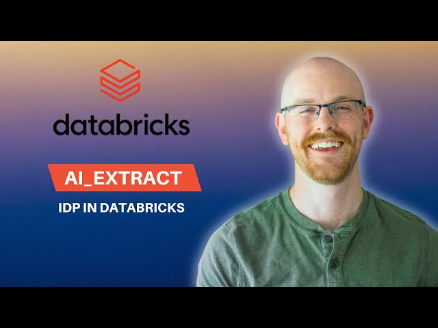 AI Extract in Databricks - Intelligent Document Processing for Unstructured Data