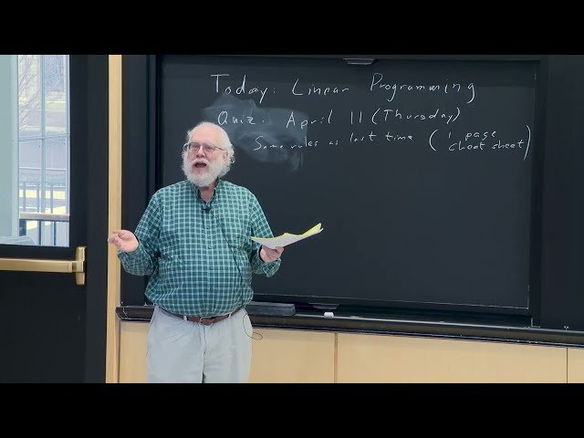 Introduction to Linear Programming - Lecture 12