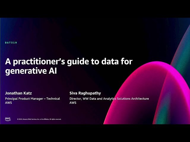 A Practitioner's Guide to Data for Generative AI