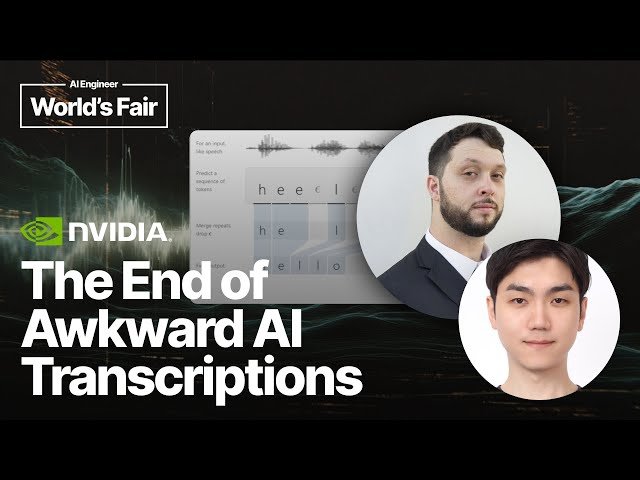 The End of Awkward AI Transcriptions - Building World-Class Speech AI with NVIDIA