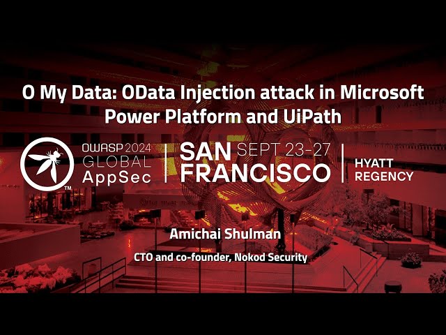 O My Data: OData Injection Attack in Microsoft Power Platform and UiPath