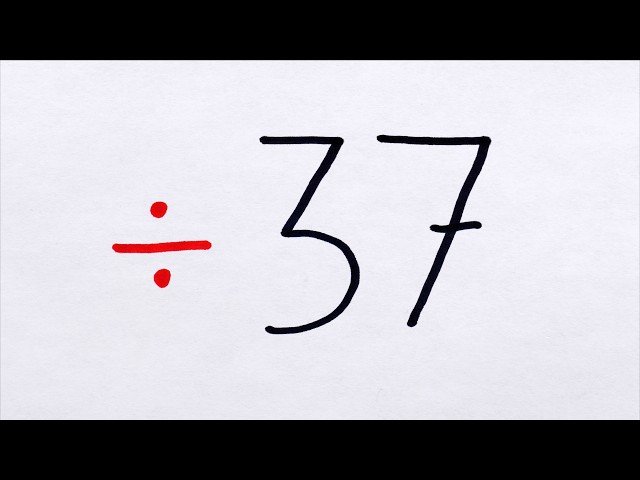 A 1000-Year-Old Trick for Testing Divisibility by 37 Using Casting Out Nines