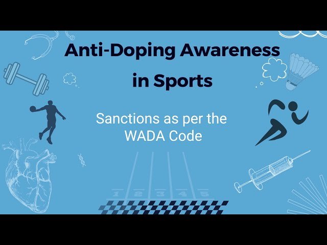 Sanctions as per the WADA Code
