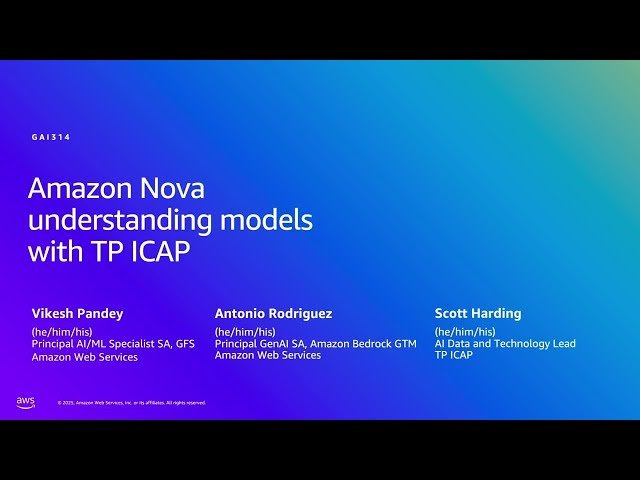 Amazon Nova Understanding Models